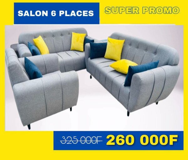 Salon 6 places
