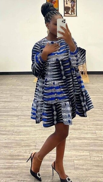Robe en pagne