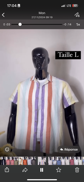 Chemises homme