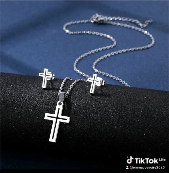 Chaine complet boucles d'oreilles