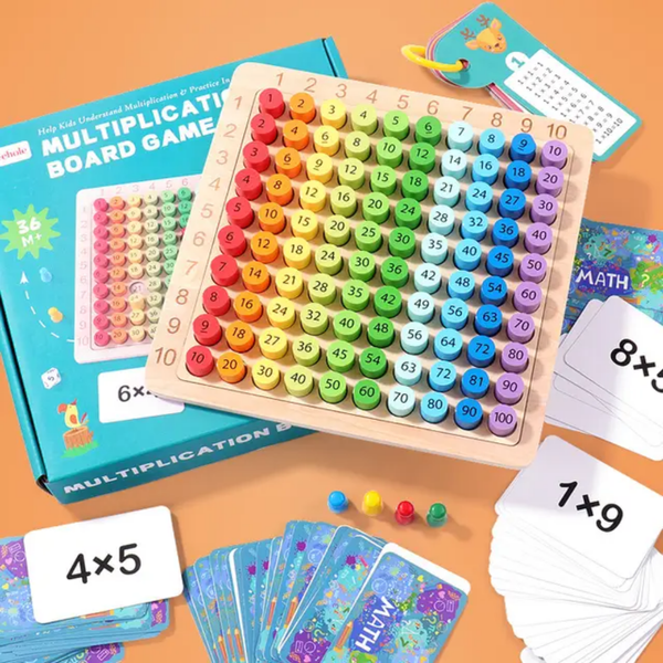 Jeu éducatif multiplications Montessori