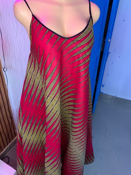 Une robe en paille