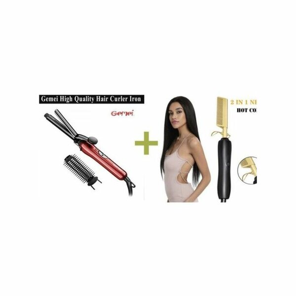 Fer à friser et brosse lissante