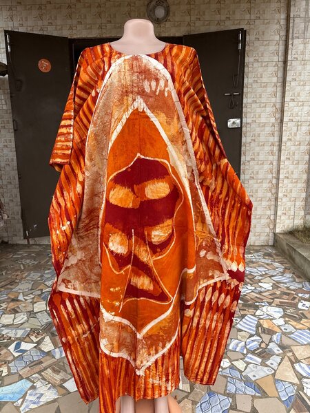 Robe africaine en batik