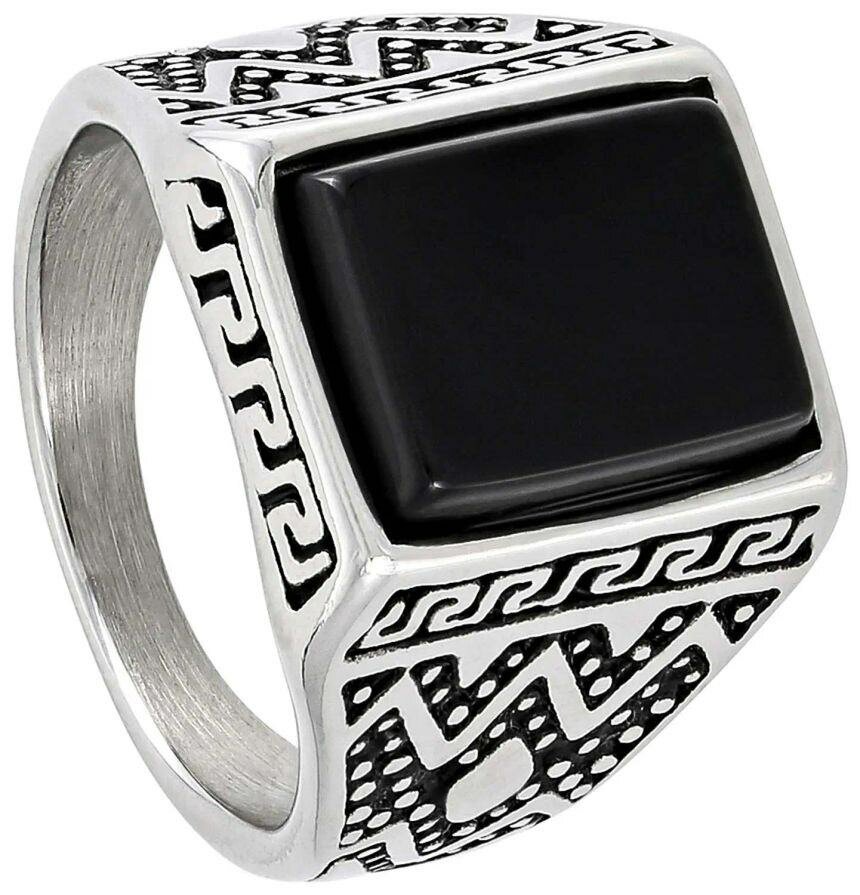Bague chevalière style gothique