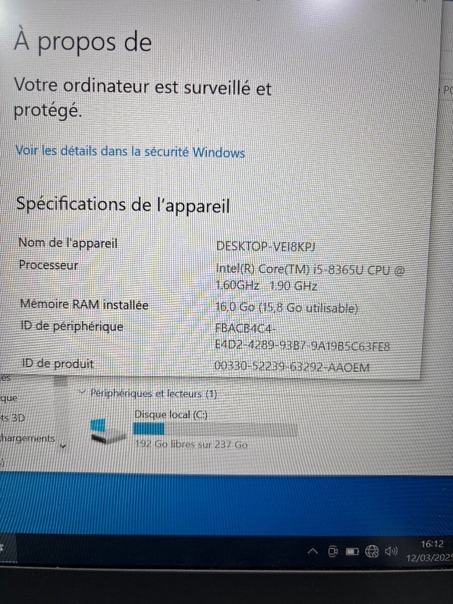 HP core i5