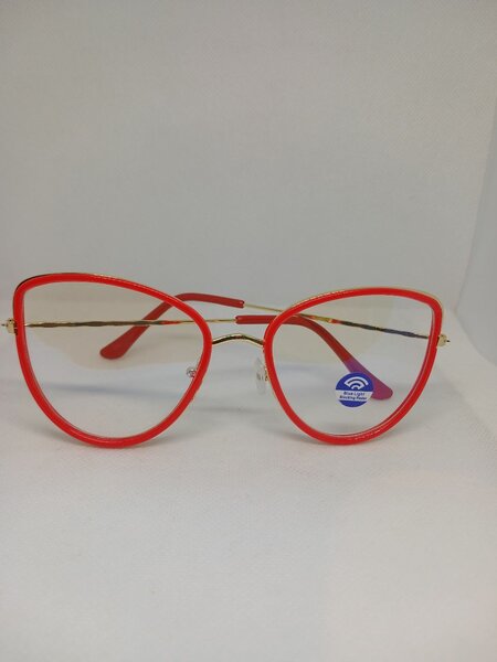 Red frame sunglasses