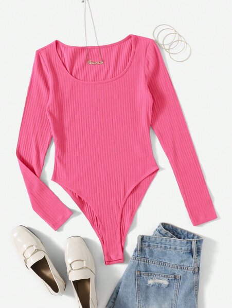 Body femme manches longues