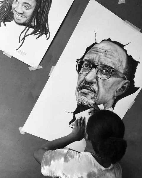 Pencil portraits