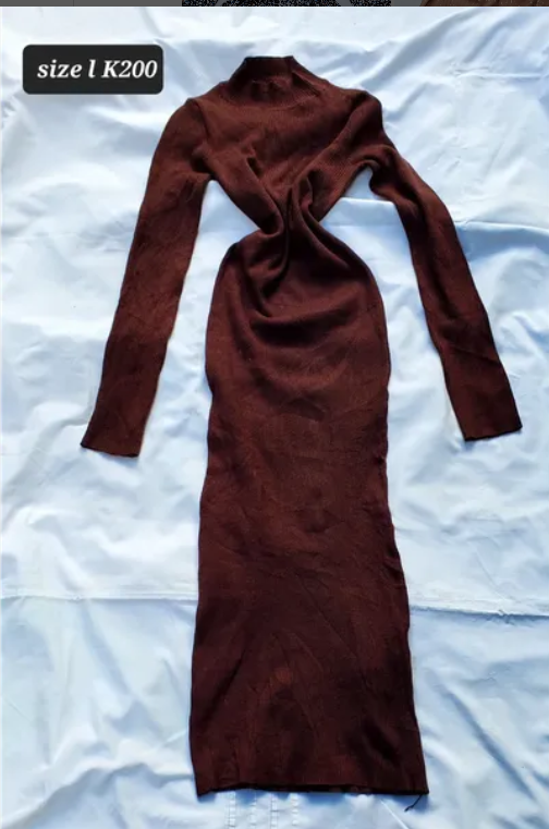 brown dress