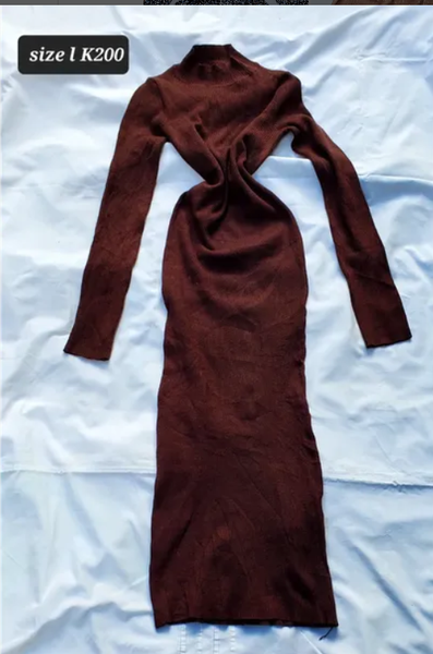 brown dress
