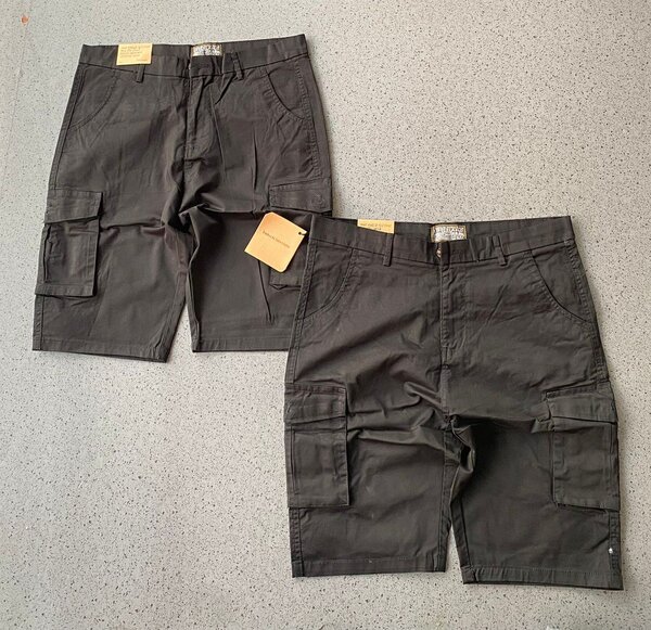 KHAKI BUMPER SHORTS
