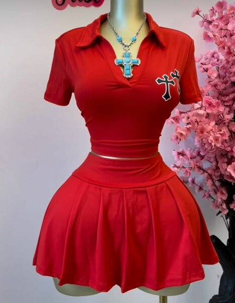 Girls dress top and skirt