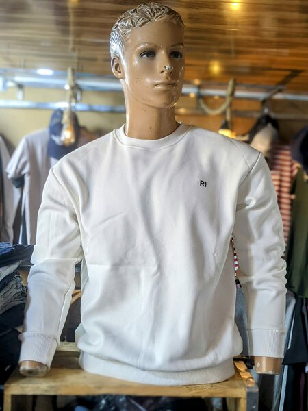 white nike pullover