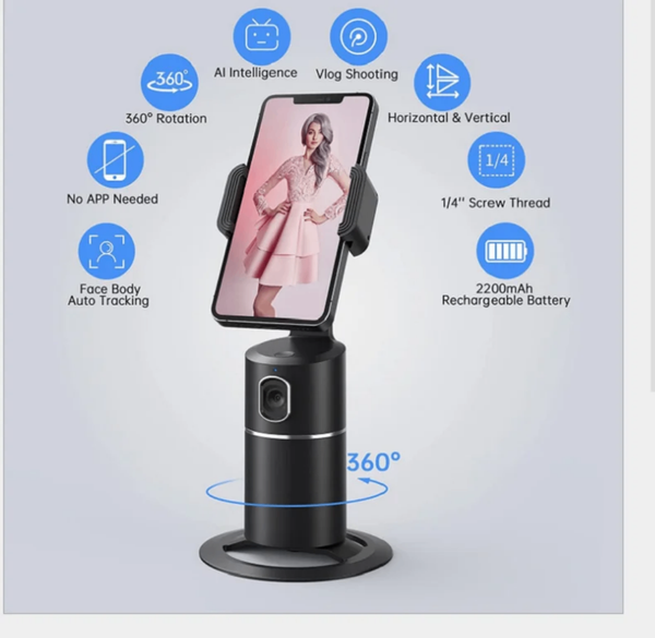 Support de téléphone rotatif 360°