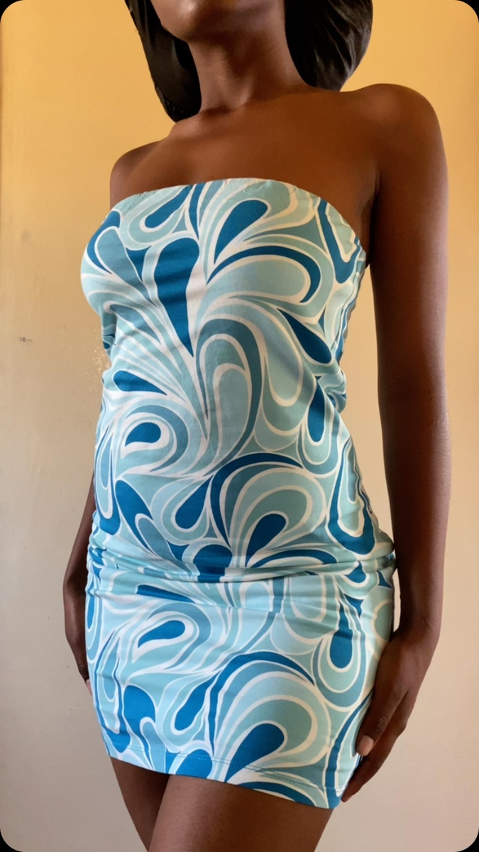 Robe bleu