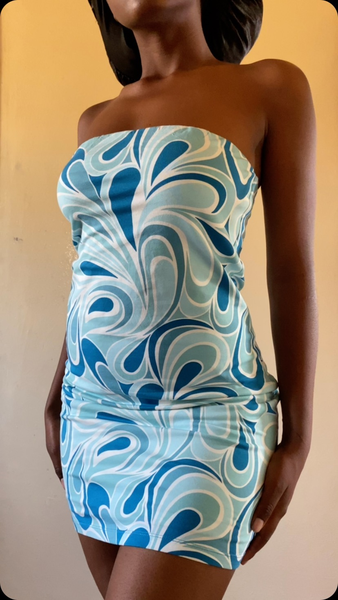 Robe bleu