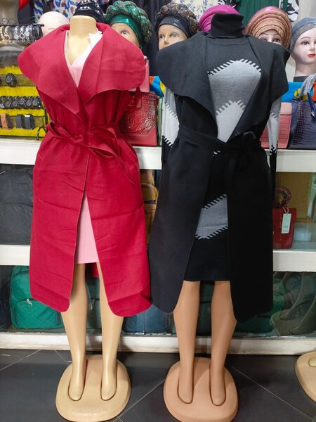 Sleeveless coat