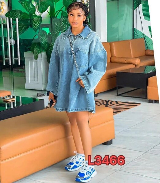 Robe en jeans