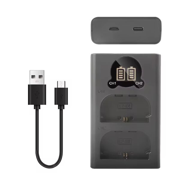 double chargeur E6