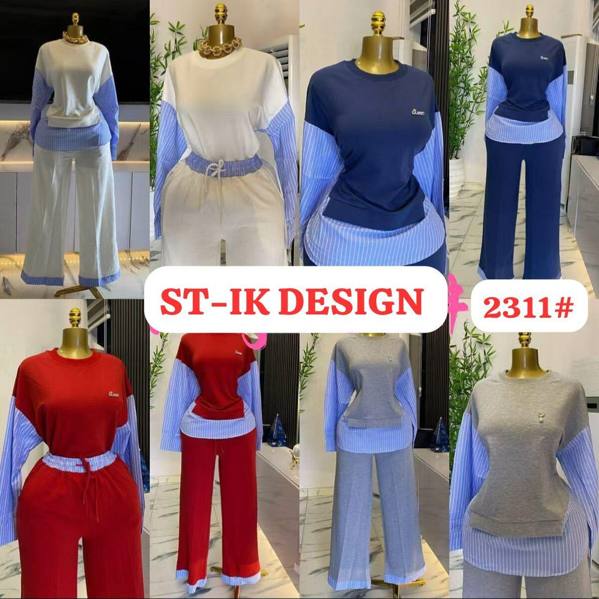 Costume décontracté assorti