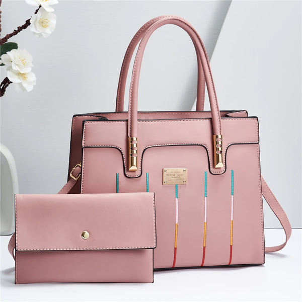 Sac à main élégant multicolore