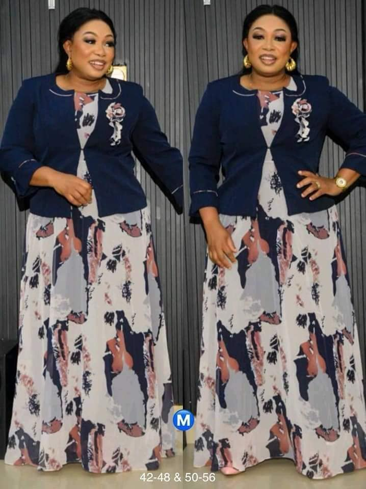Robe bleu blanc