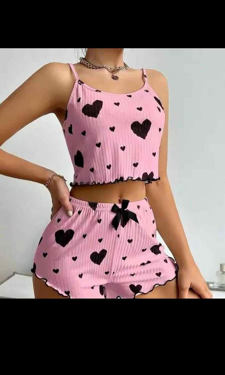 Ensemble Pyjama Femme Cœur