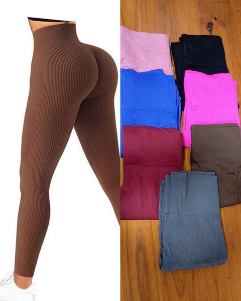 Ribbed leggings