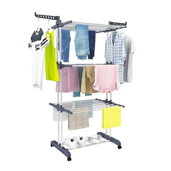 Séchoir pliable avec roue