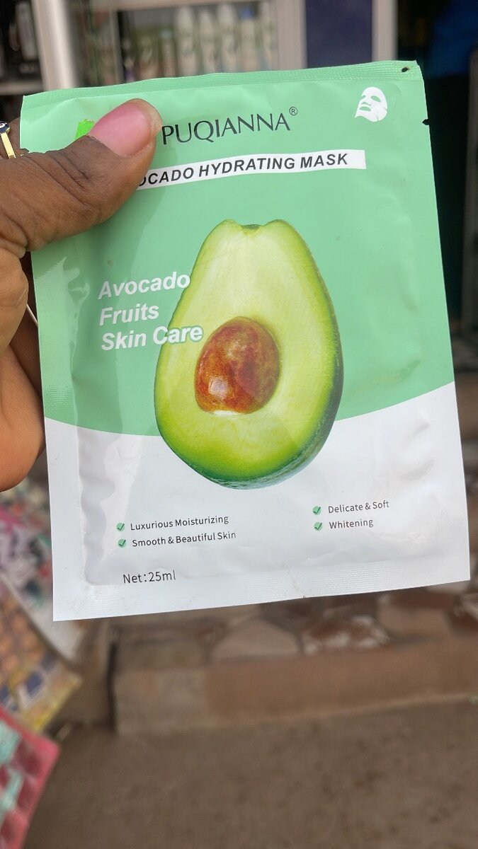 Avocado face musk