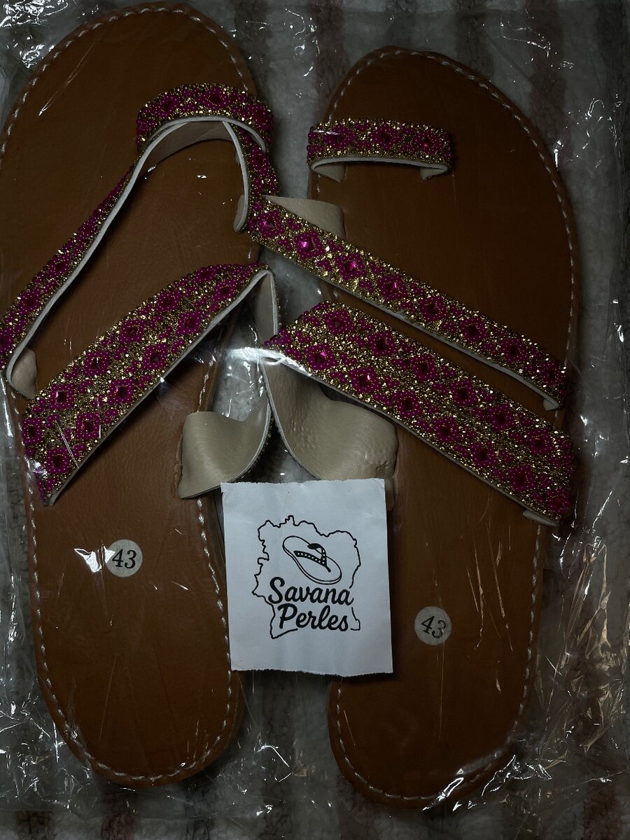 Sandales Perlées Élégantes