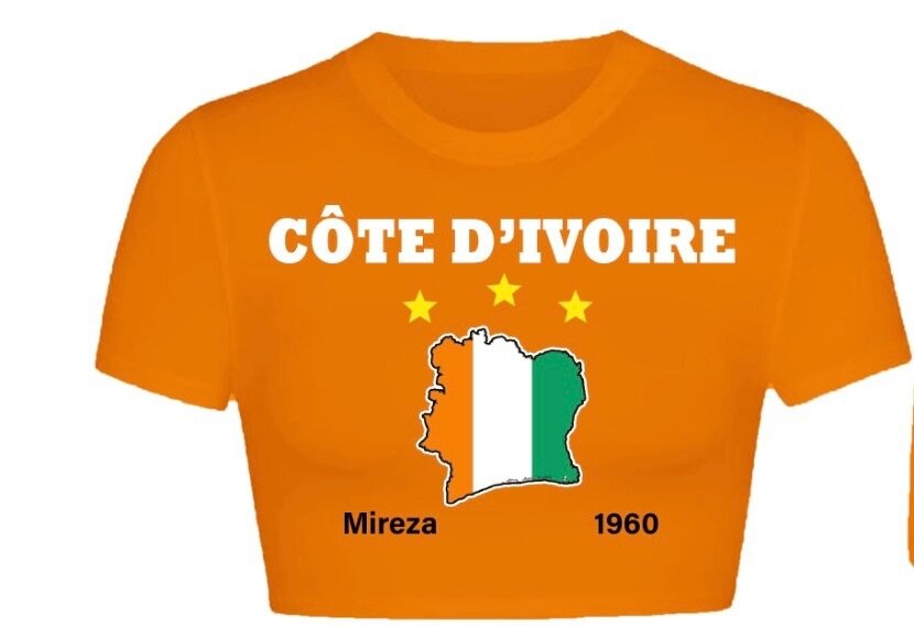 T-shirt femme Côte d'Ivoire