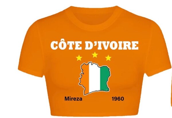 T-shirt femme Côte d'Ivoire