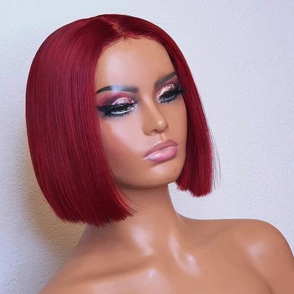 Perruque Bob Rouge Chic