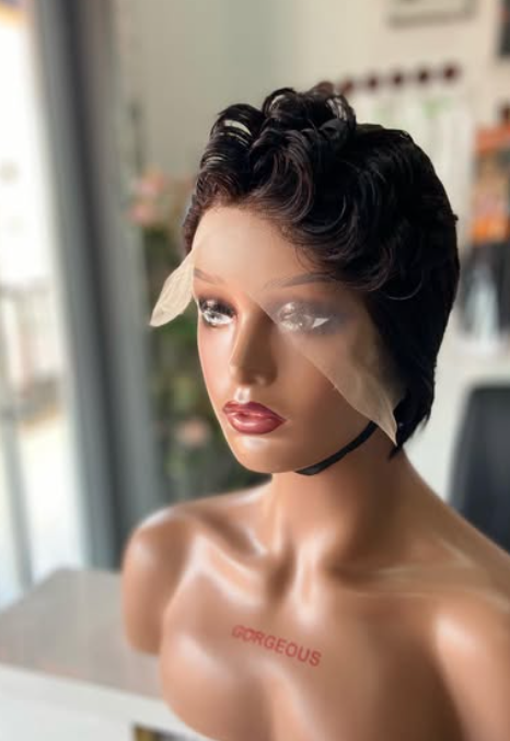We’ve got this beautiful Pixie Frontal Hair Unit available on pre-order.
