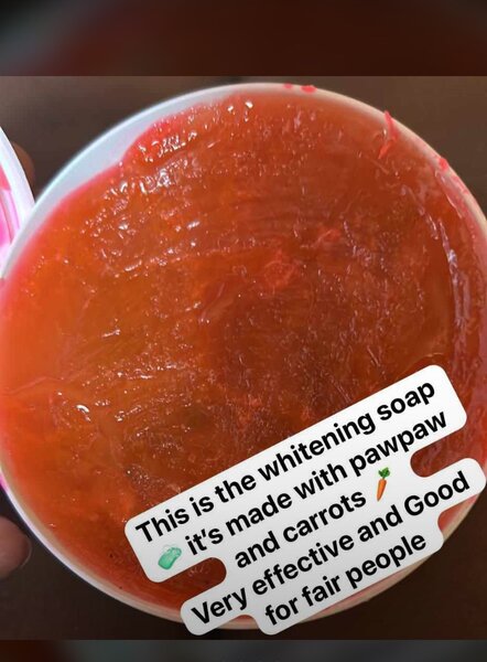 Whitening soap