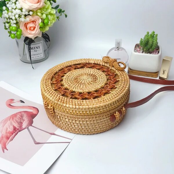 Weave bow bag