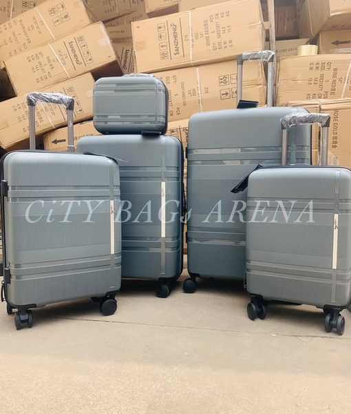 4 trolley bags & 1 cosmetic bag