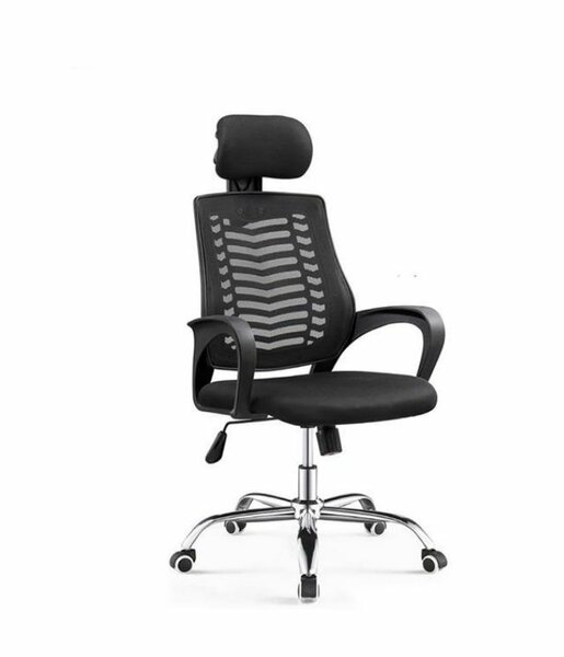 Office desk, clothes hanger, swivel chair