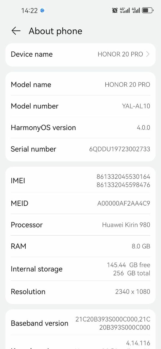 Honor 20 pro