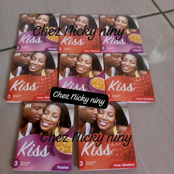 Lot de 24 préservatifs kiss