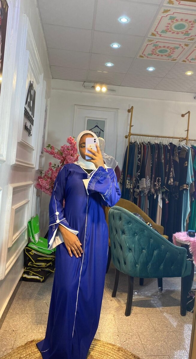 Abaya with veil