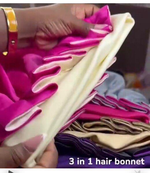 3 in 1 hair bonnet