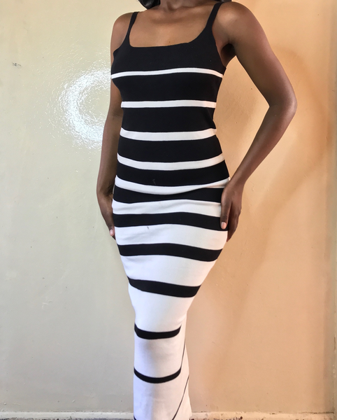 robe noir blanc 