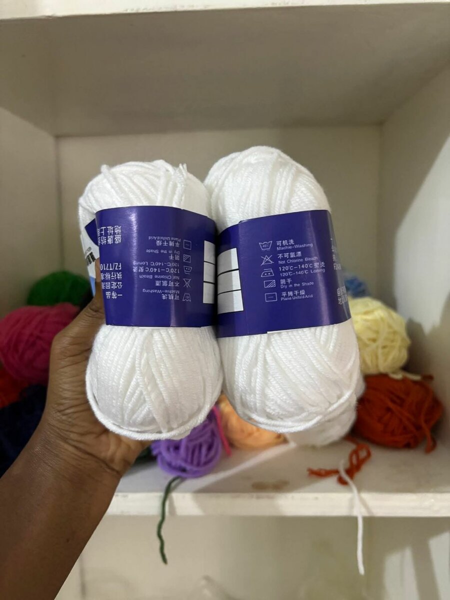Fil à tricoter doux en coton