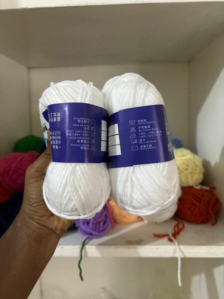 Fil à tricoter doux en coton