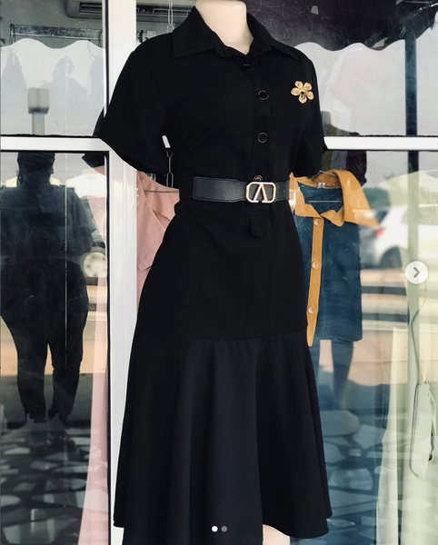 black dress