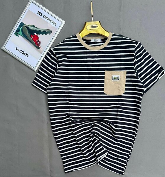 T-shirt rayé élégante homme