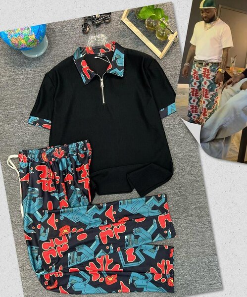 Ensemble T-shirt et Short Imprimé Coloré